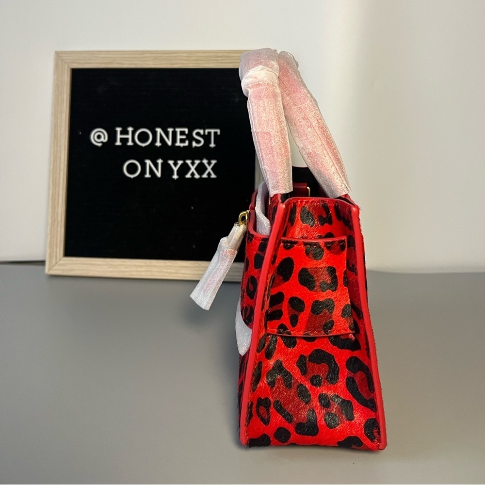 Brandon Blackwood red leopard pony hair kuei bag - Picture 7 of 10